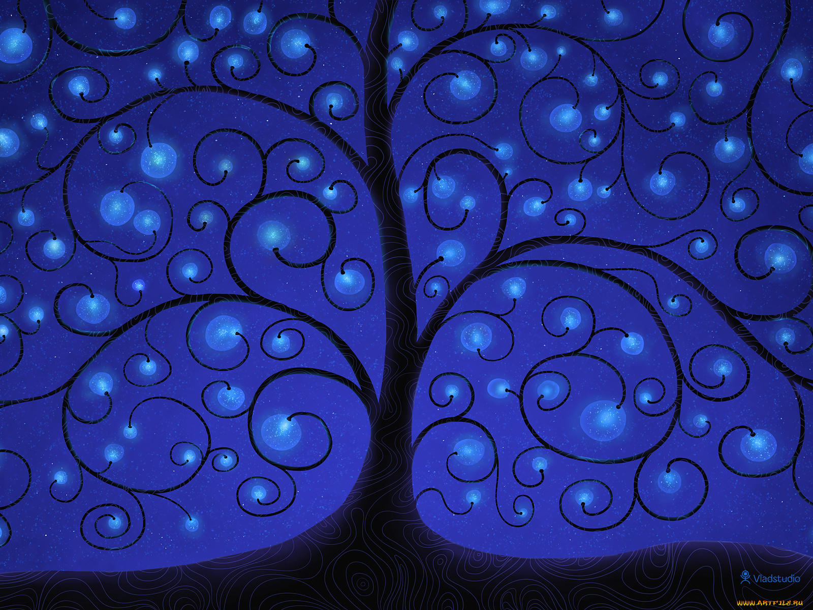 рисованные, vladstudio, дерево