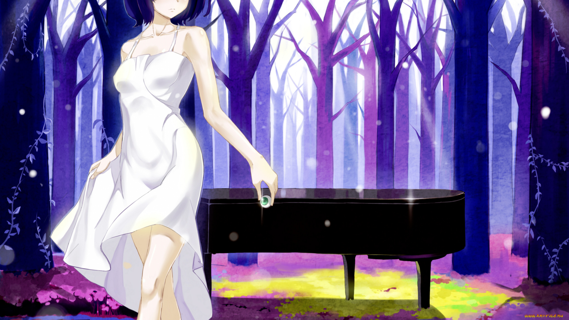 аниме, another, misaki, mei