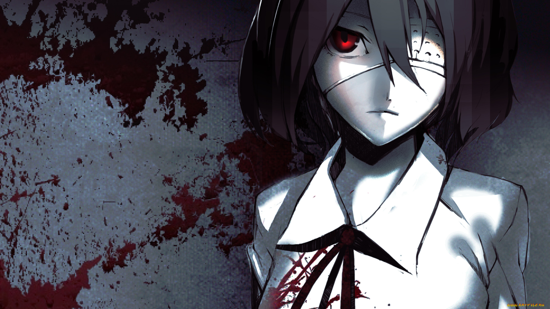 аниме, another, misaki, mei