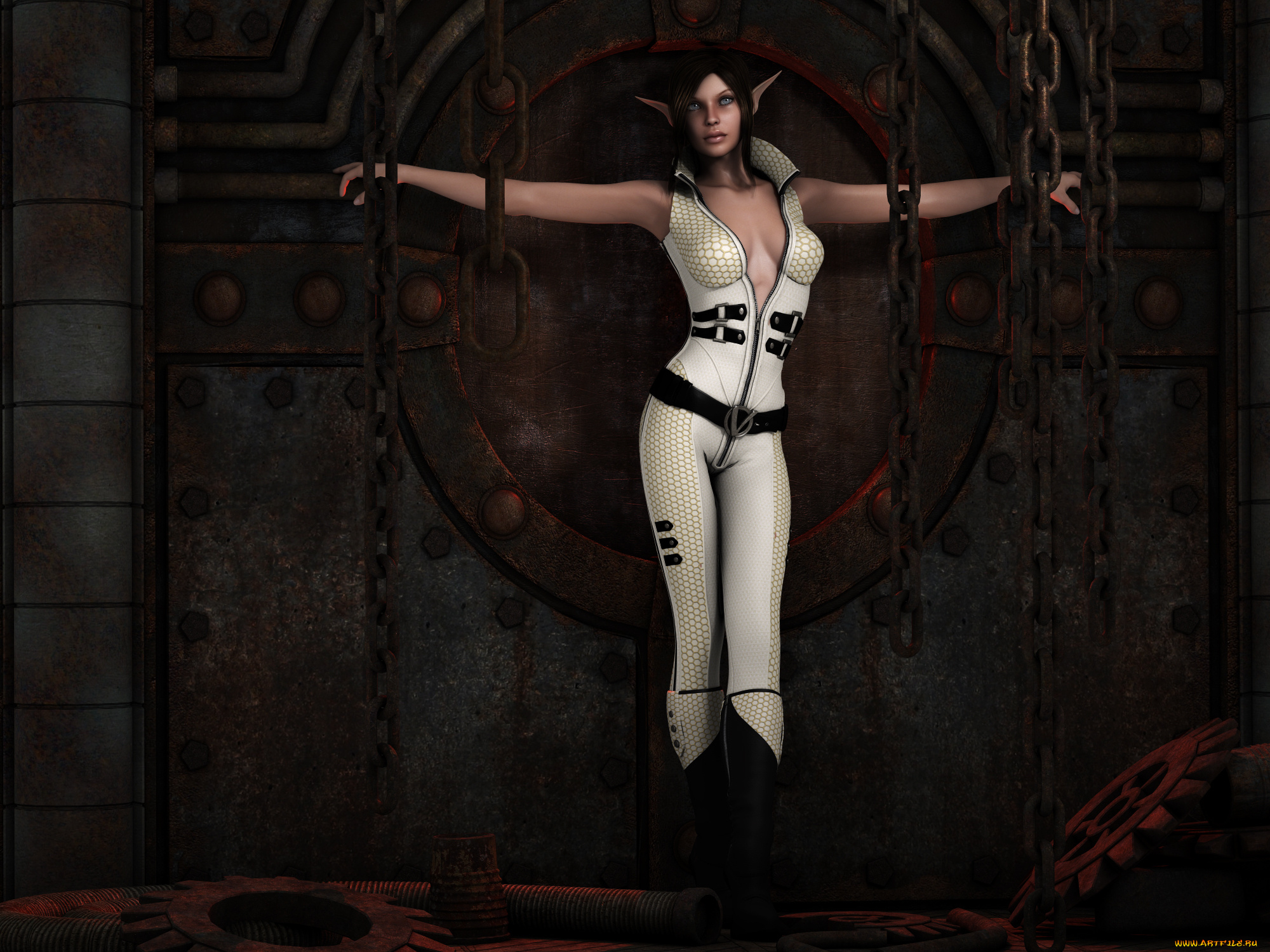 3д, графика, elves, эльфы