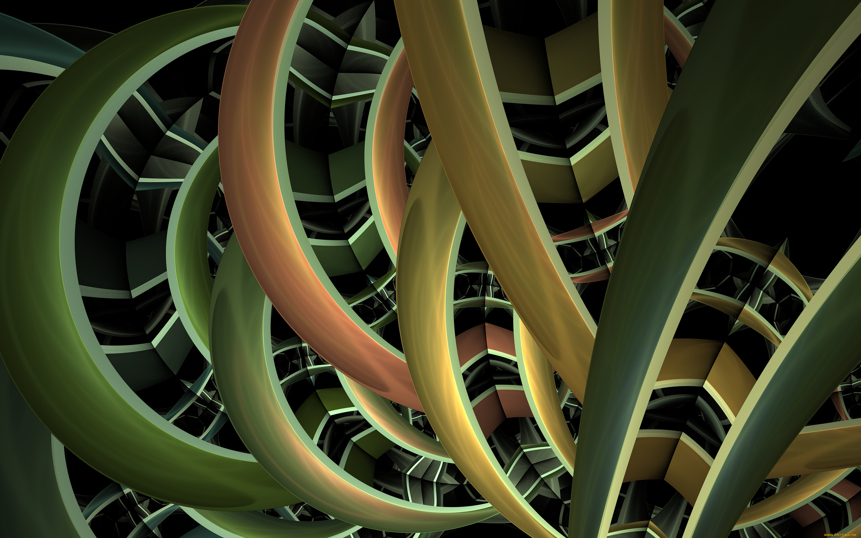 3д, графика, fractal, , фракталы, фон, цвета, узор