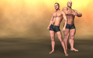 Картинка 3д+графика people+ люди мужчины