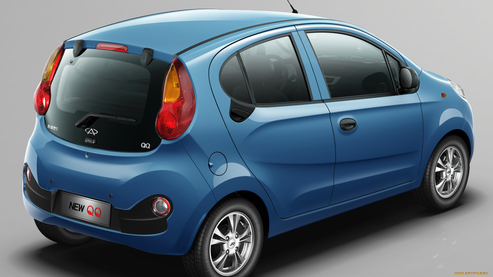 автомобили, chery, qq, синий, 2013г