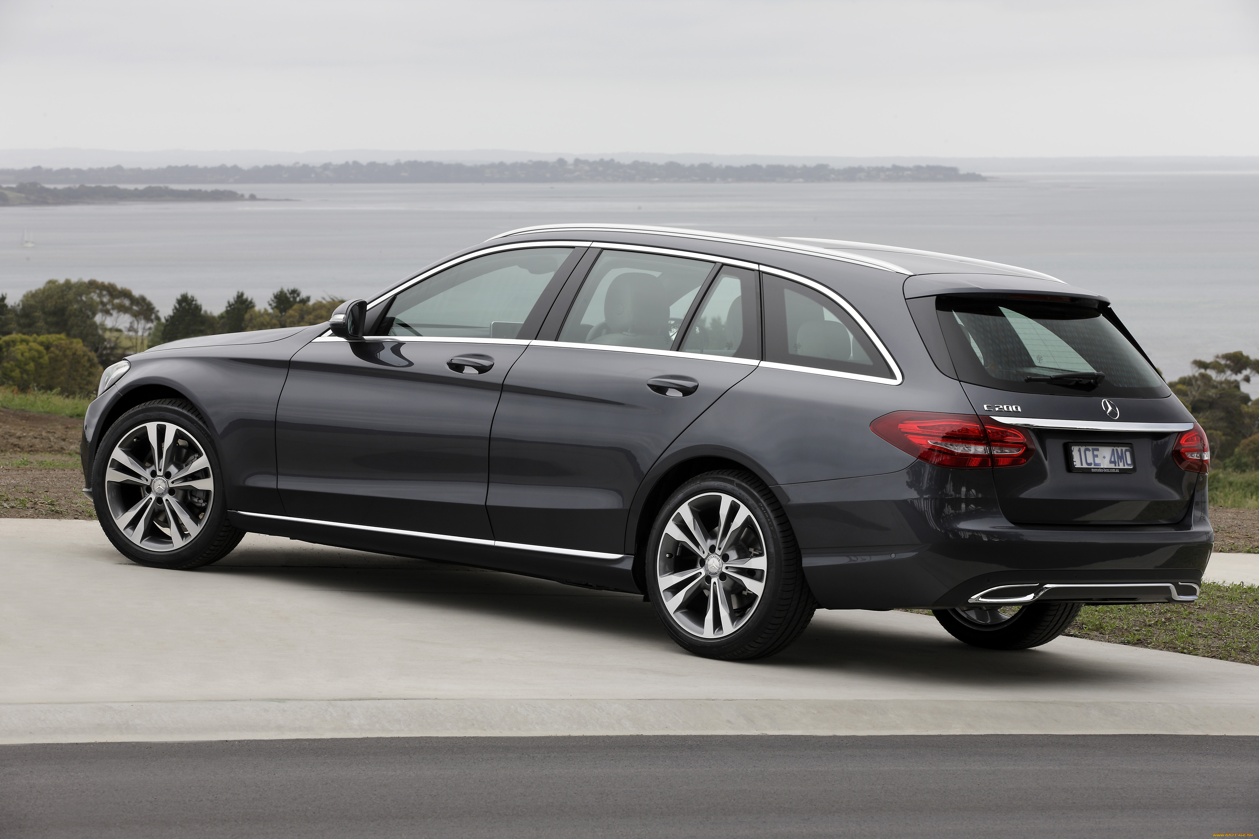 автомобили, mercedes-benz, темный, 2014г, s205, au-spec, estate, line, avantgarde, c, 200