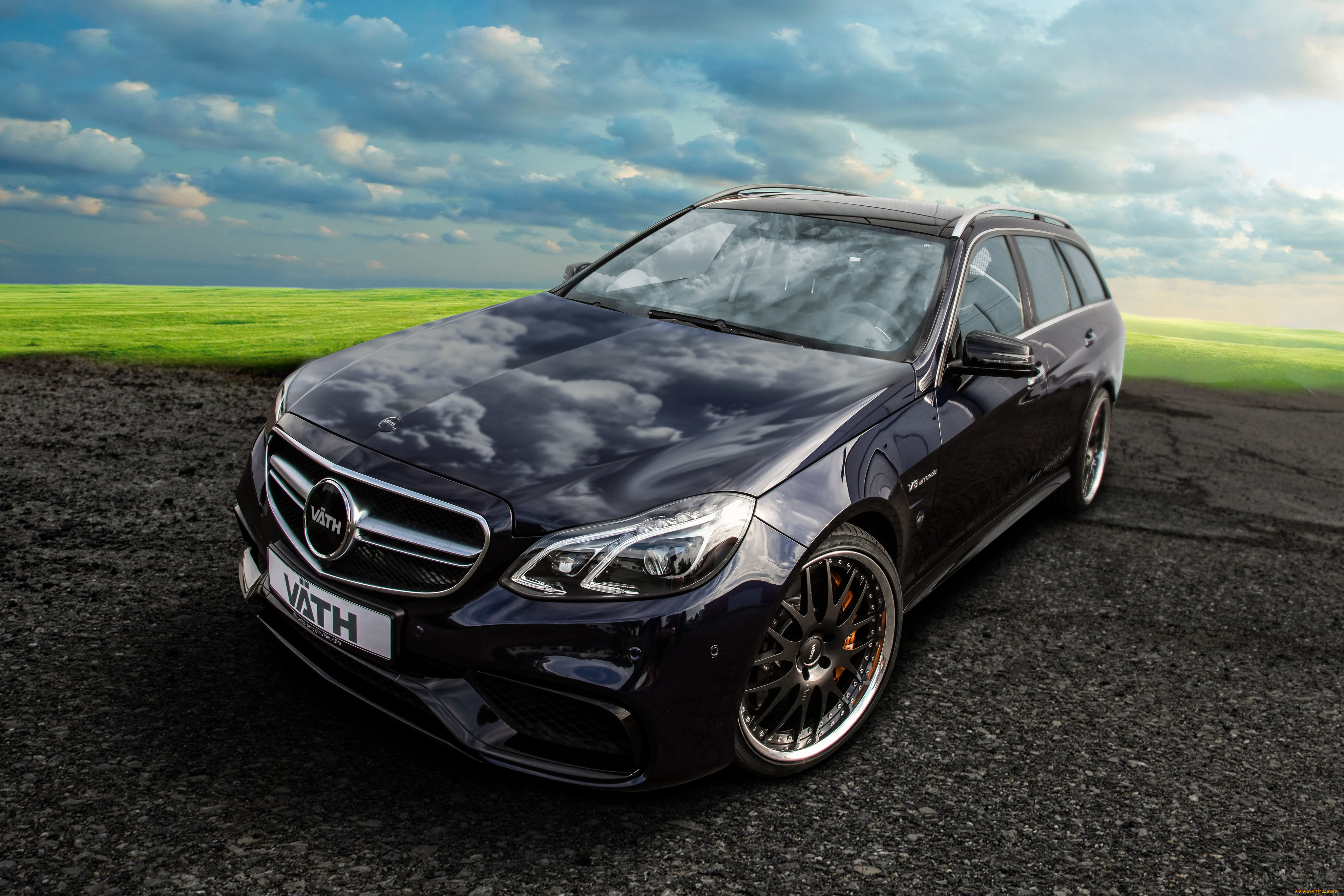автомобили, mercedes-benz, темный, 2014г, s212, rs, v63, vаth