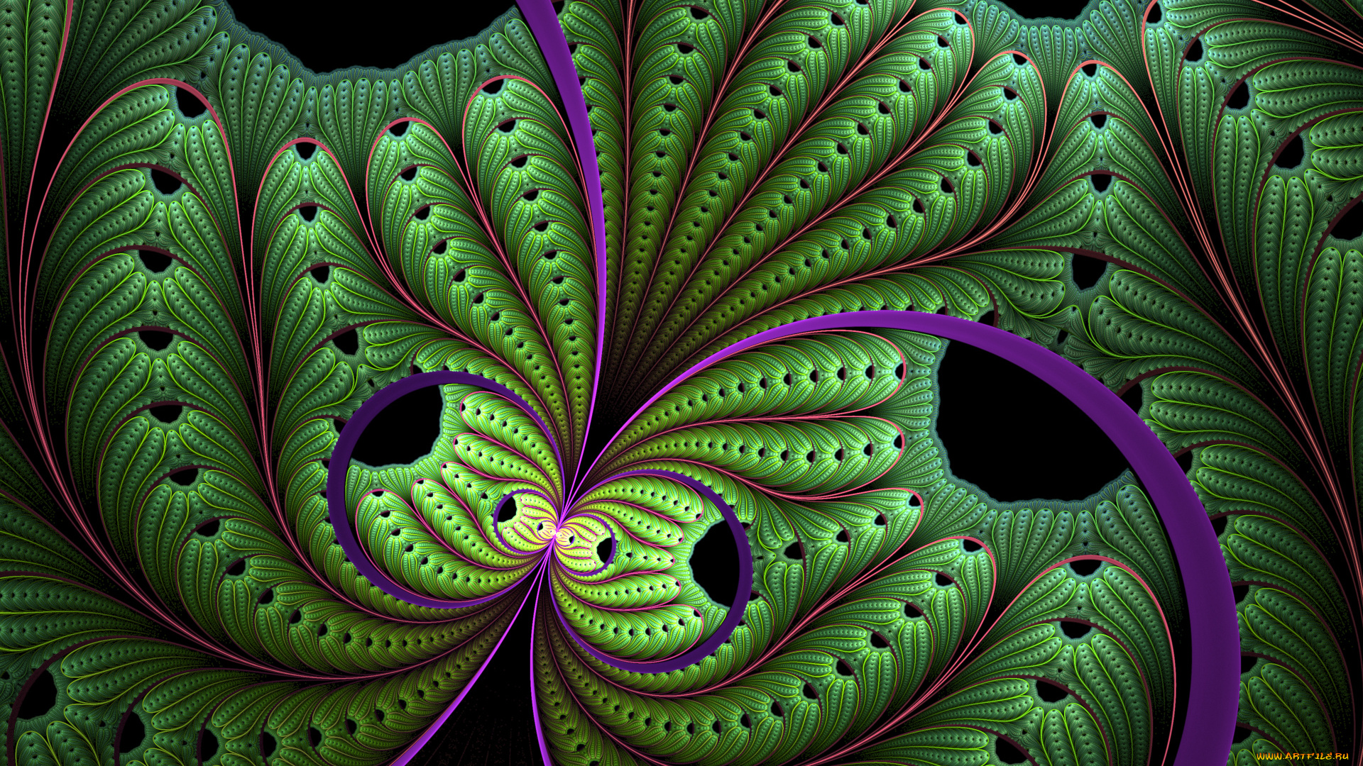 3д, графика, фракталы, , fractal, цвета, фон, узор