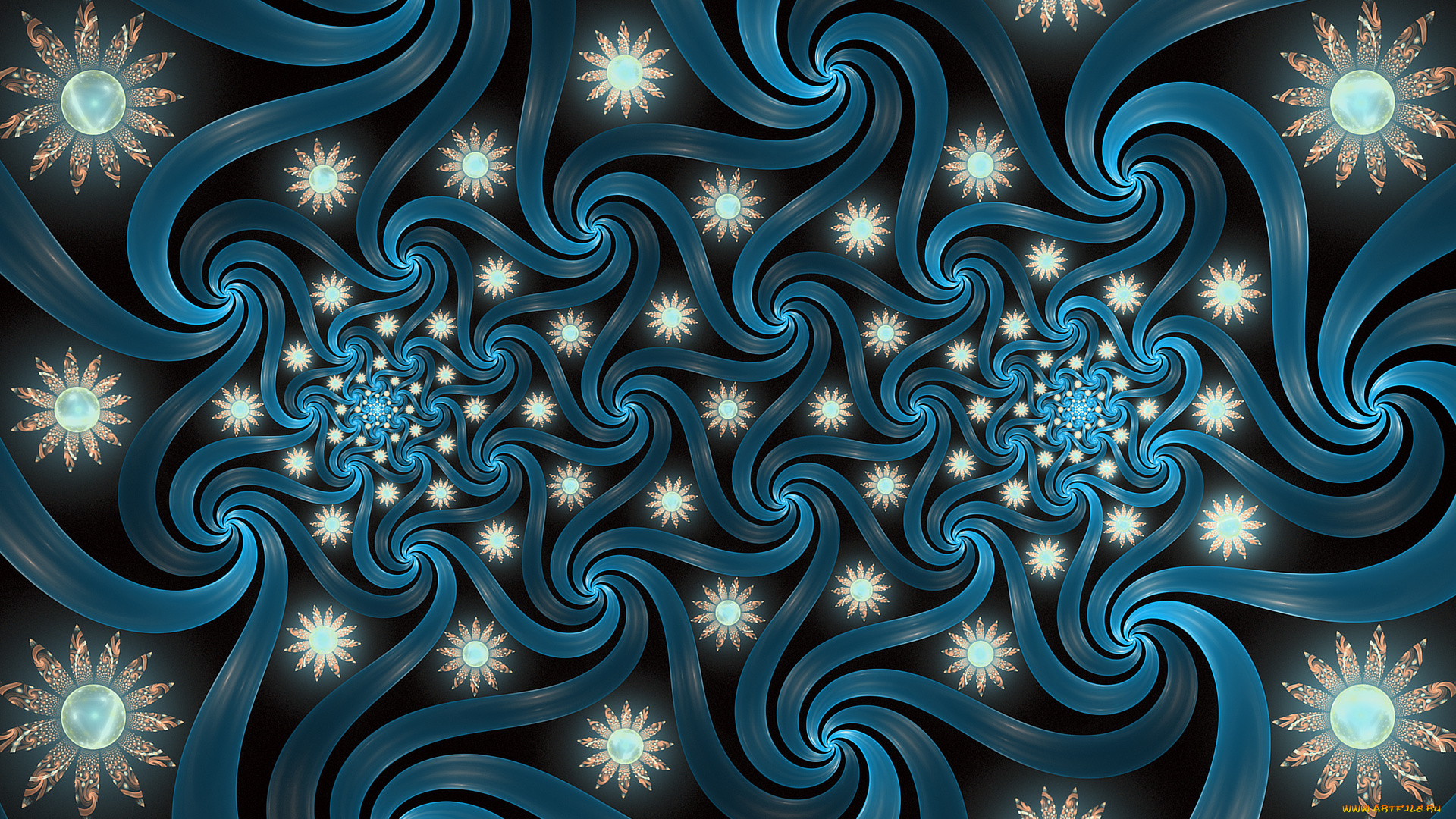 3д, графика, фракталы, , fractal, фон, узор, цвета