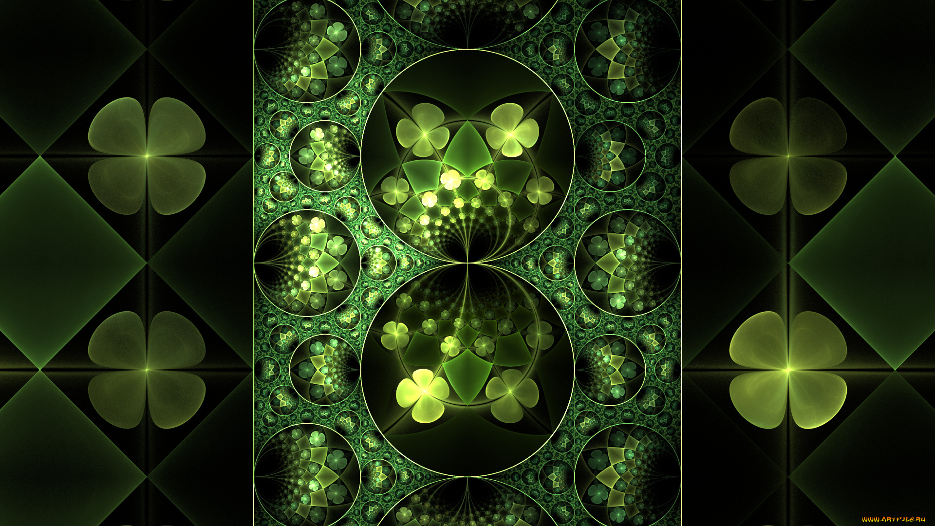 3д, графика, фракталы, , fractal, узор, цвета, фон