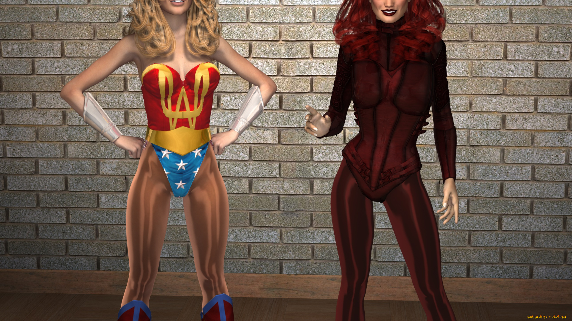 3д, графика, люди, , people, фон, взгляд, девушки