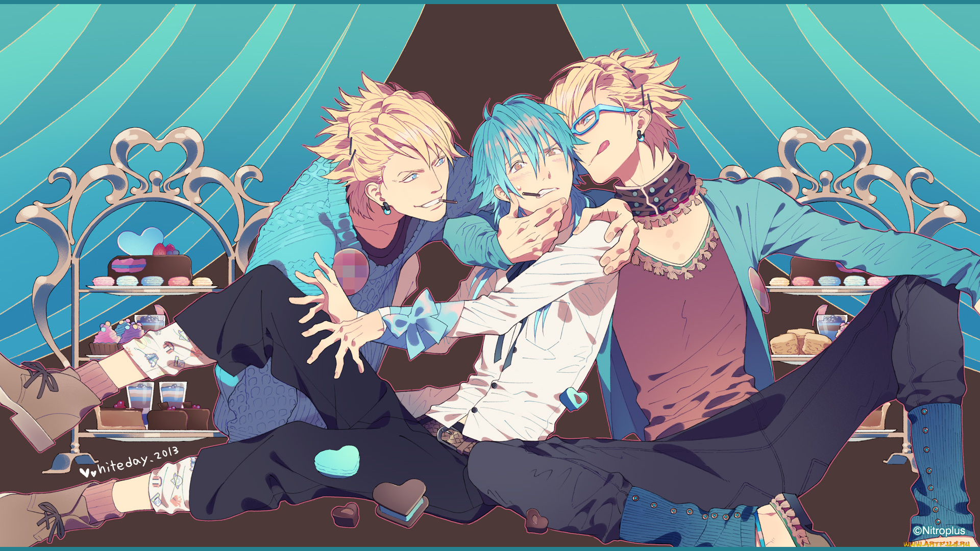 аниме, dramatical, murder, парни, аоба, драматическое, убийство