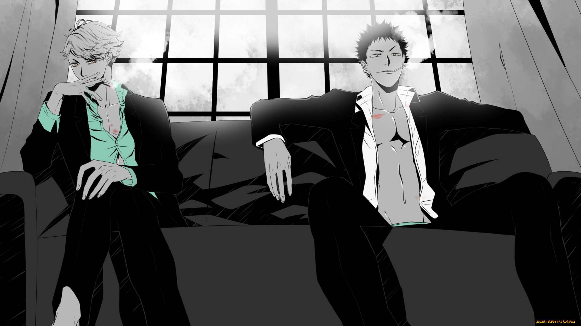 аниме, haikyuu, парени, арт, волейбол