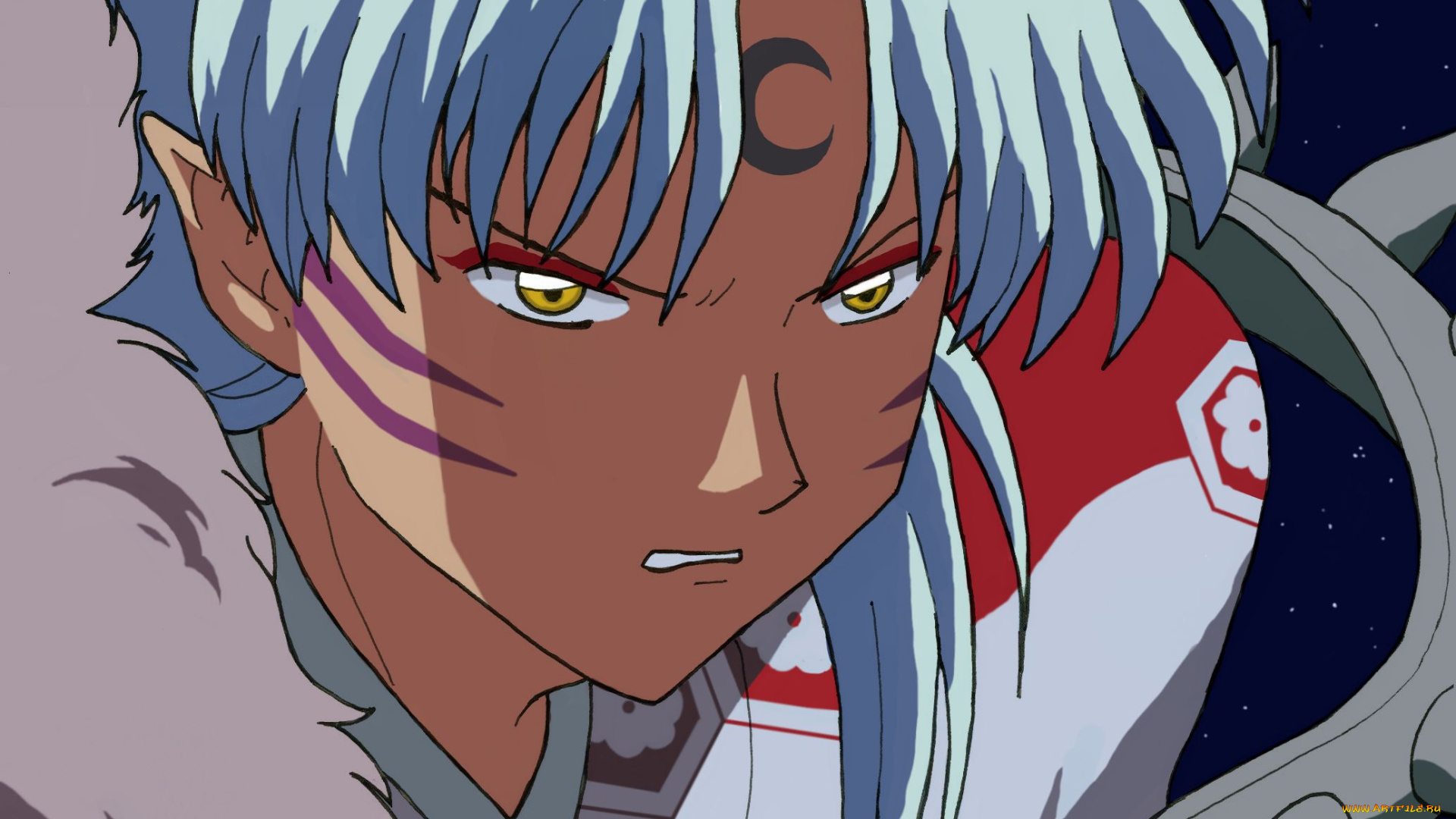 аниме, inuyasha, арт, сешимару