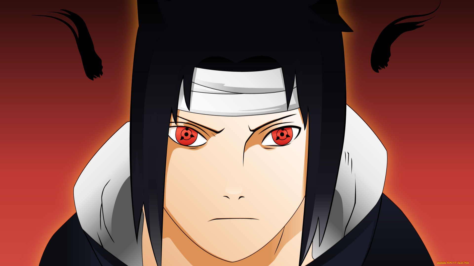 аниме, naruto, саске