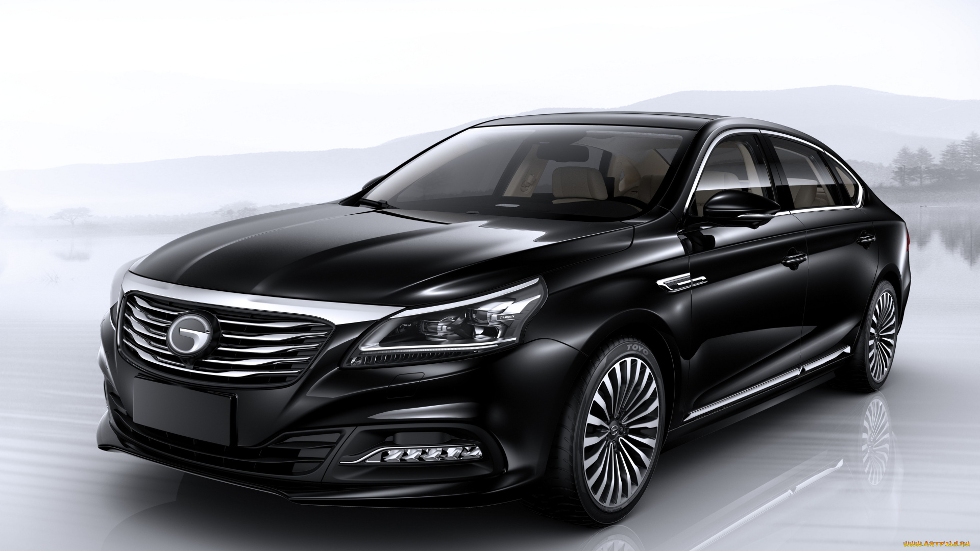 автомобили, gac, trumpchi, темный, 2015г, ga8