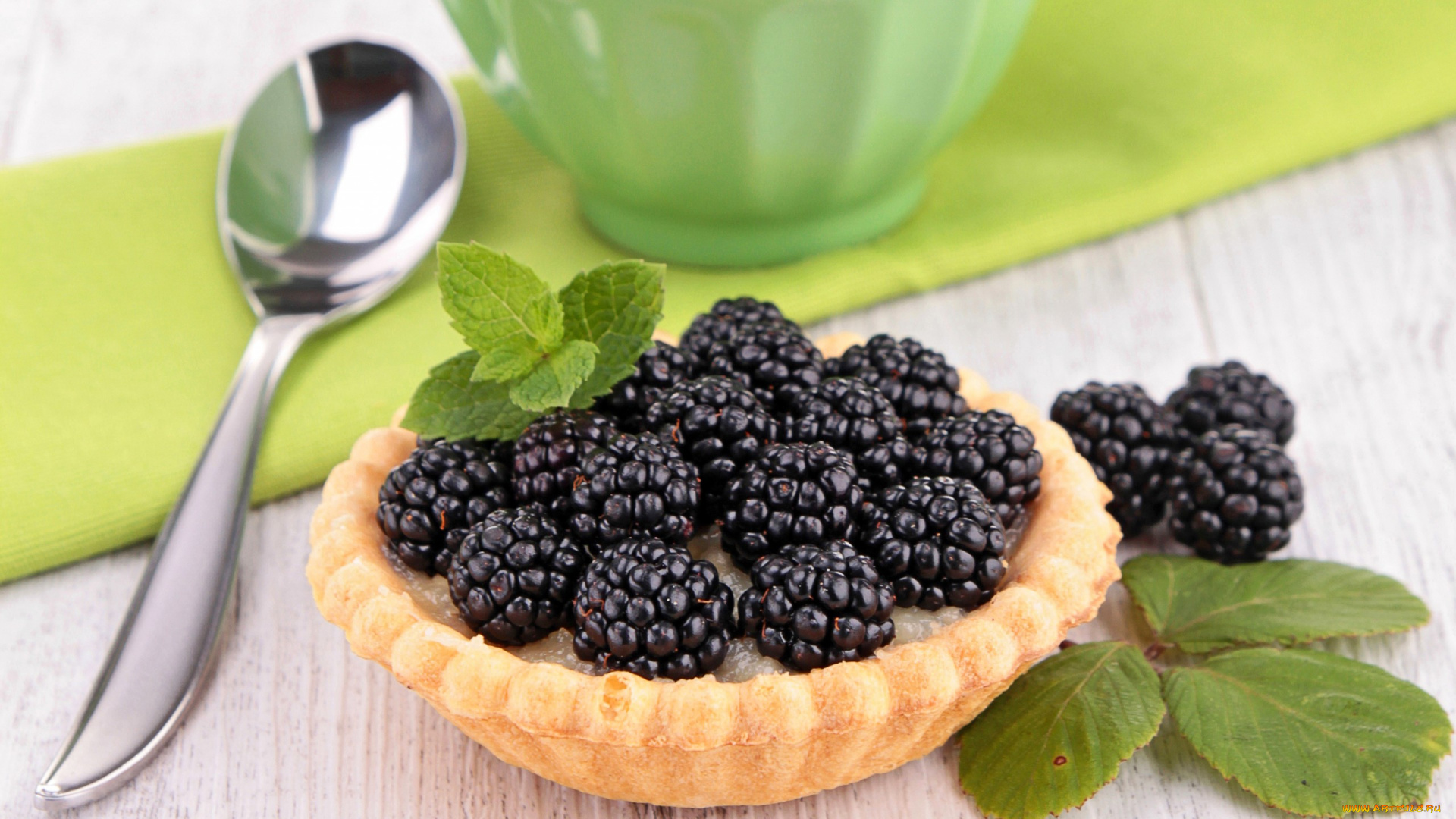 еда, пирожные, , кексы, , печенье, мята, ежевика