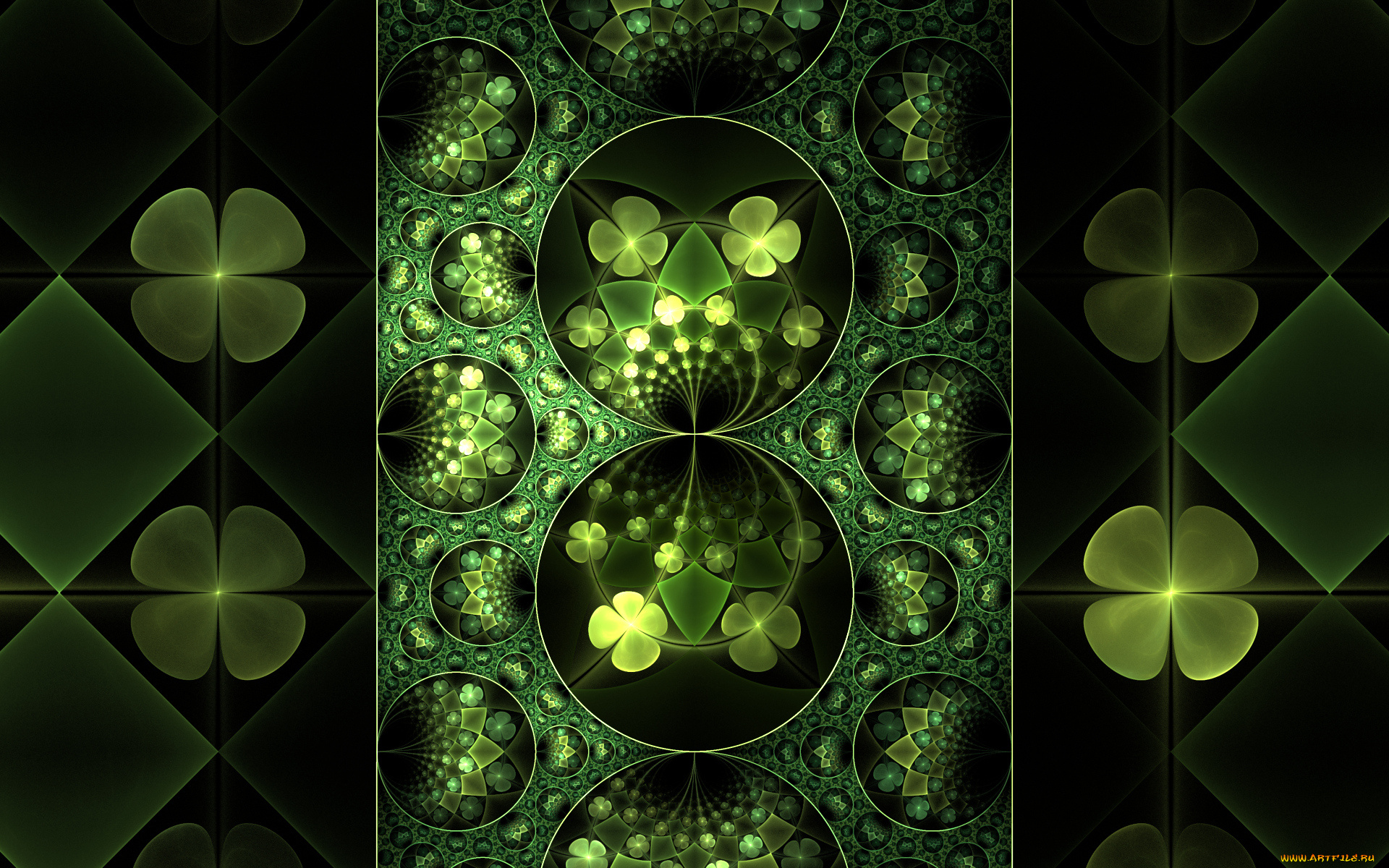 3д, графика, фракталы, , fractal, узор, цвета, фон