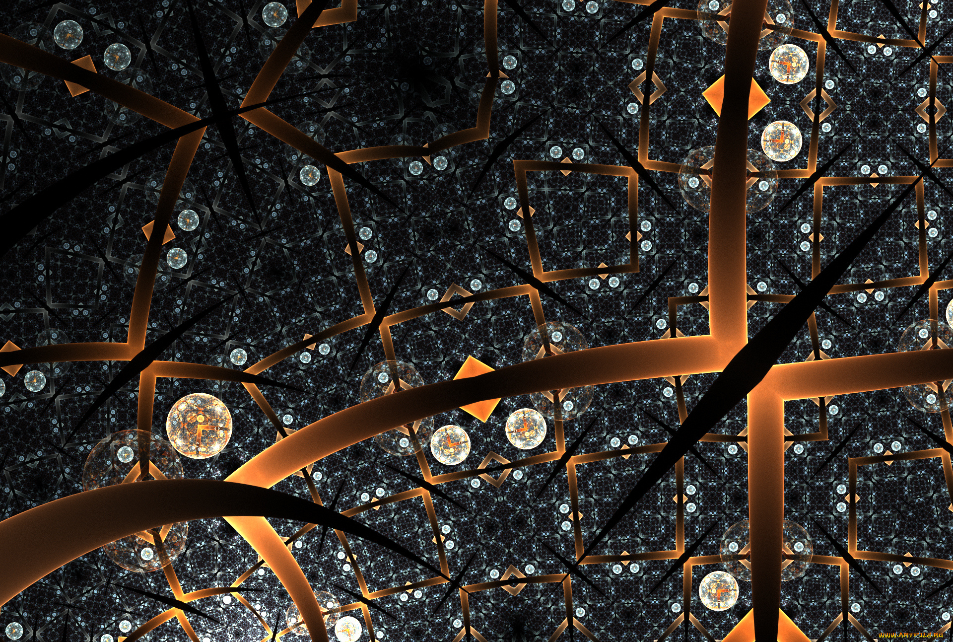 3д, графика, фракталы, , fractal, цвета, фон, узор