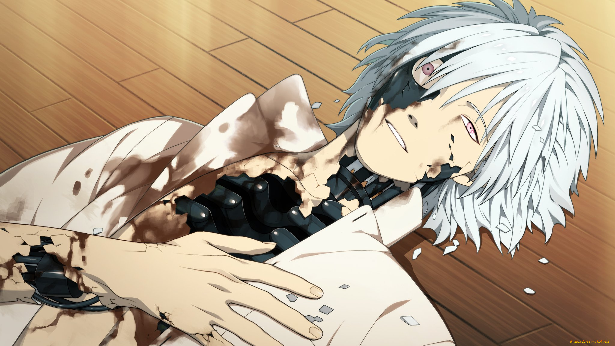 аниме, dramatical, murder, киборг, драматическое, убийство