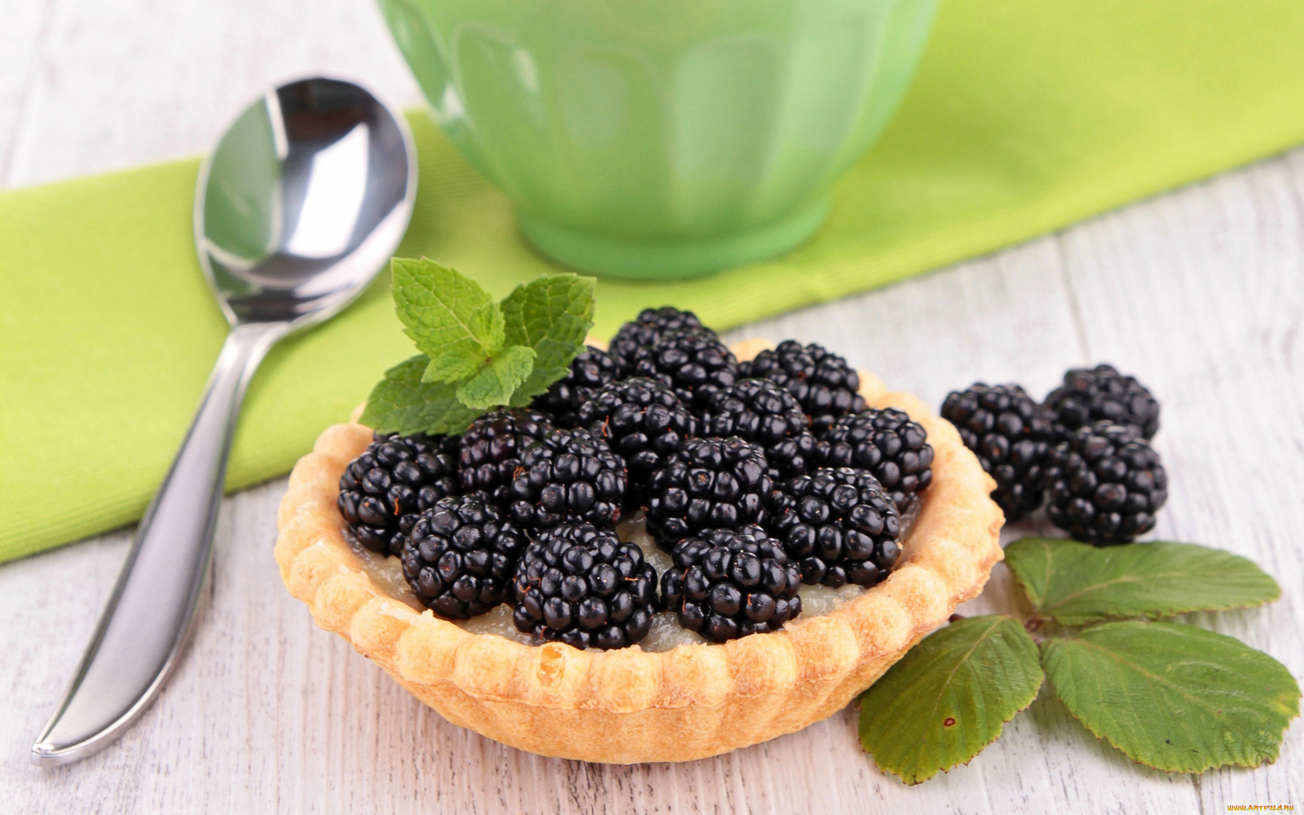 еда, пирожные, , кексы, , печенье, мята, ежевика