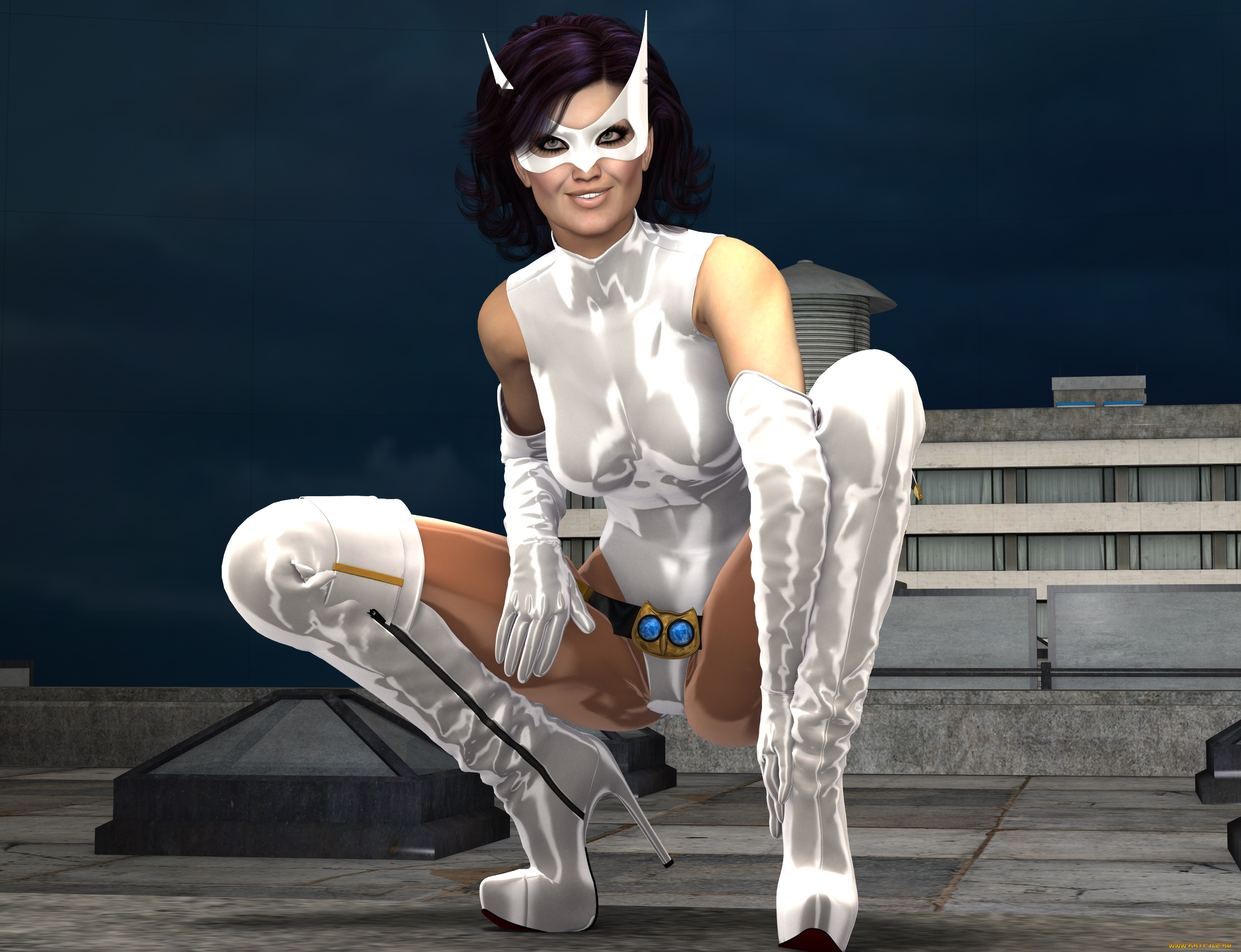 3д, графика, люди, , people, маска, фон, девушка, взгляд