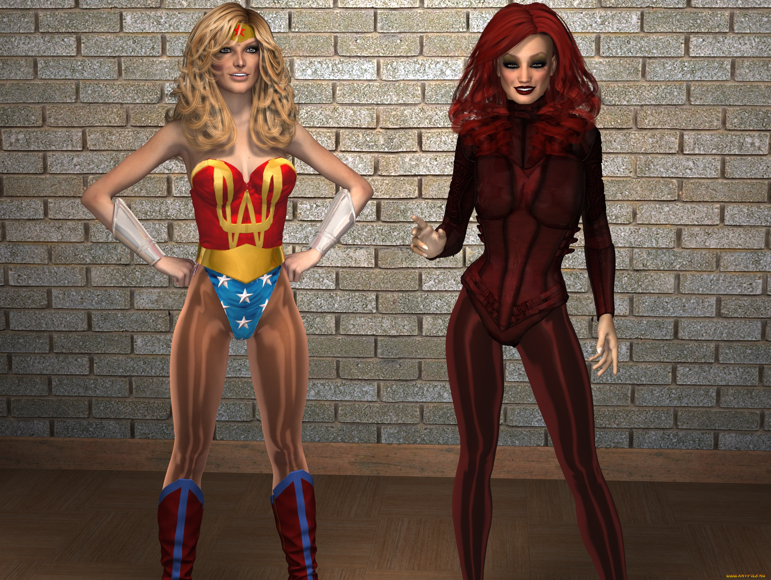 3д, графика, люди, , people, фон, взгляд, девушки