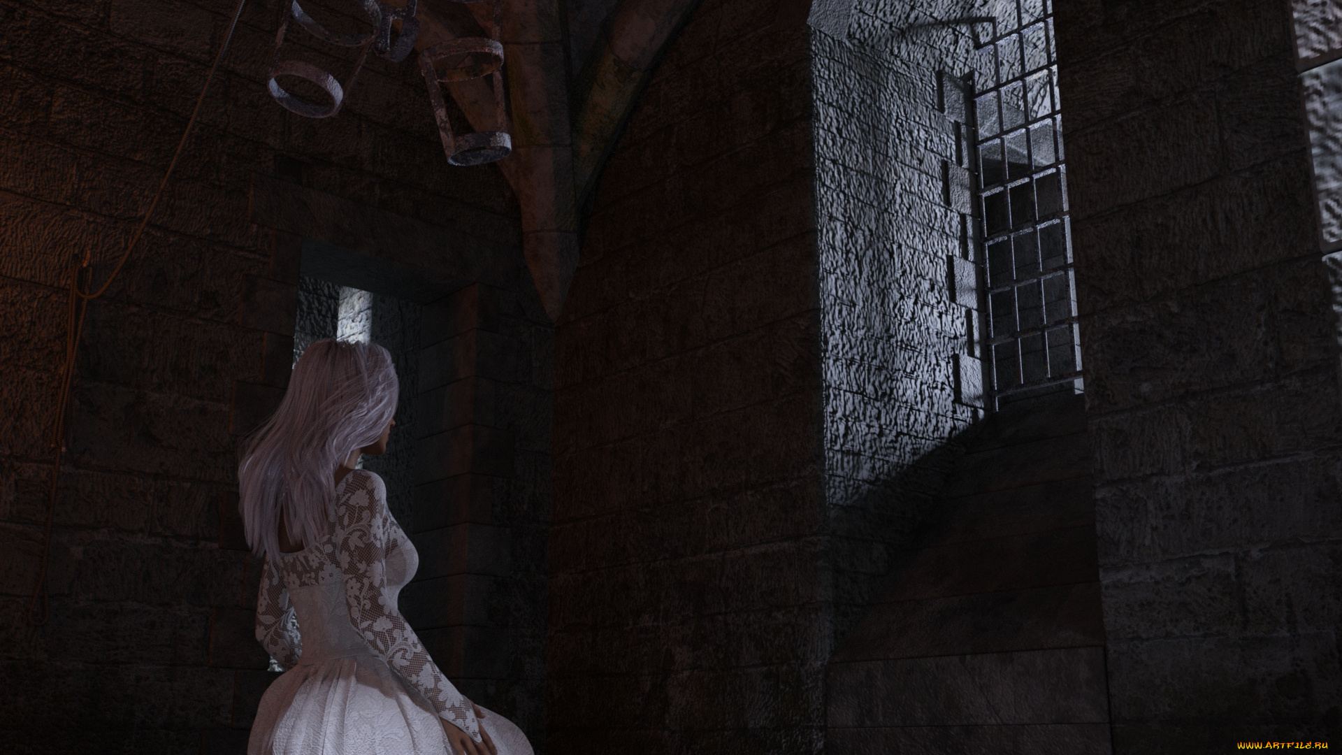 3д, графика, люди, , people, девушка, взгляд, фон