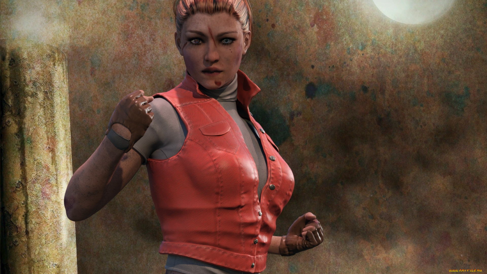 3д, графика, люди, , people, девушка, взгляд, фон