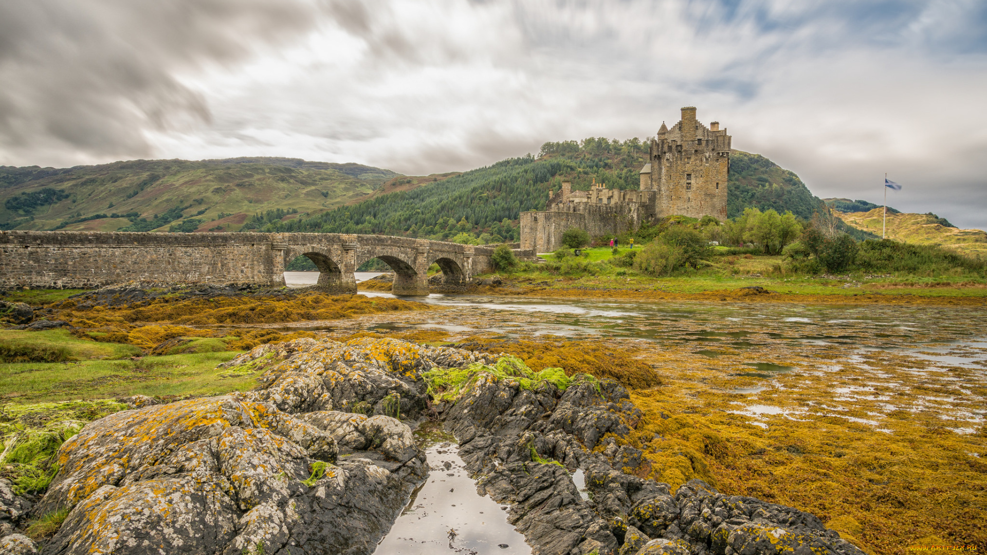 eilean, donan, castle, города, замок, эйлен-донан, , шотландия, замок