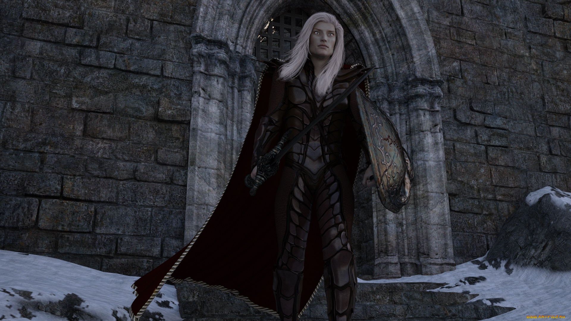 3д, графика, фантазия, , fantasy, взгляд, мужчина, фон