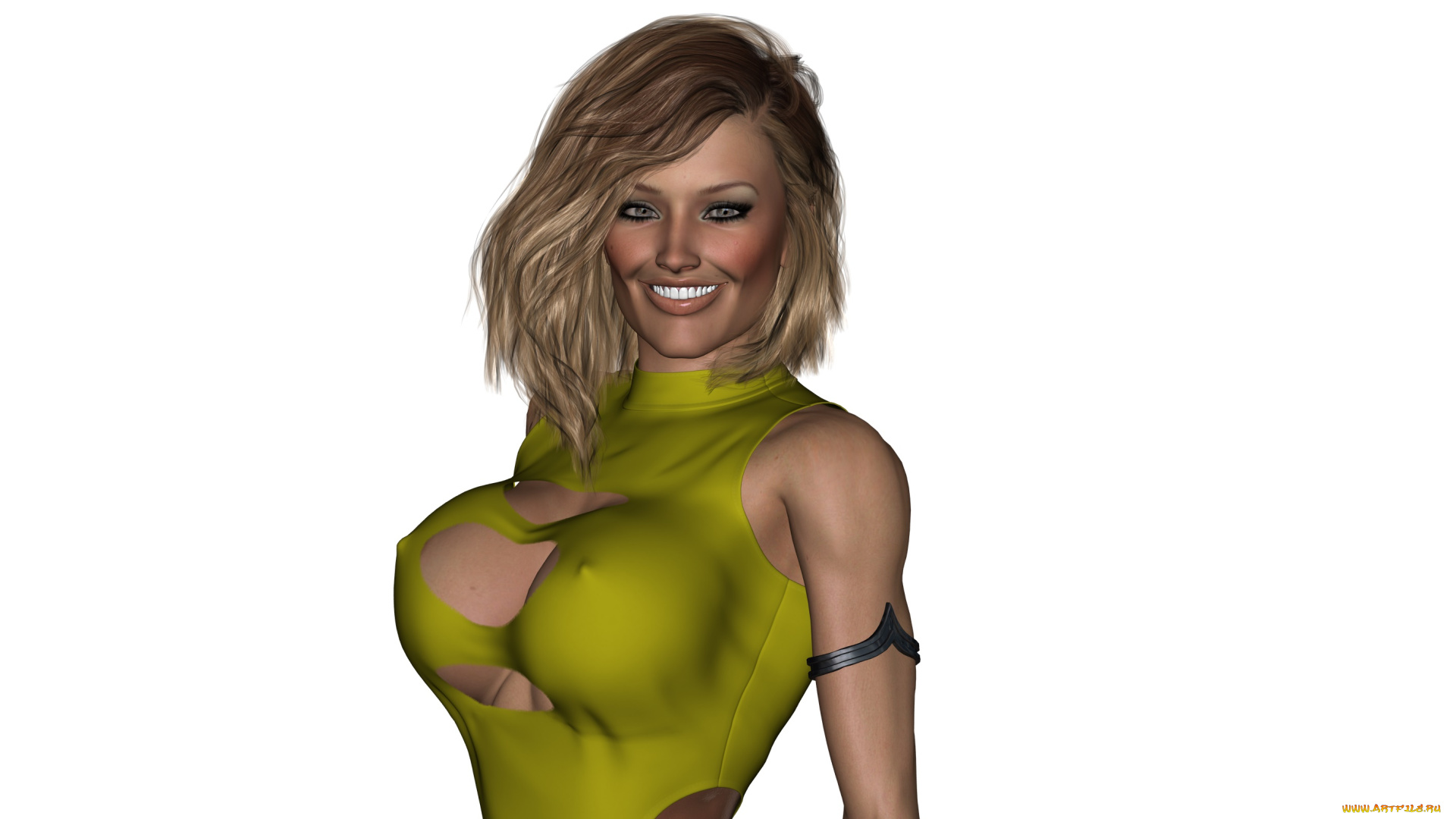 3д, графика, люди, , people, взгляд, фон, девушка