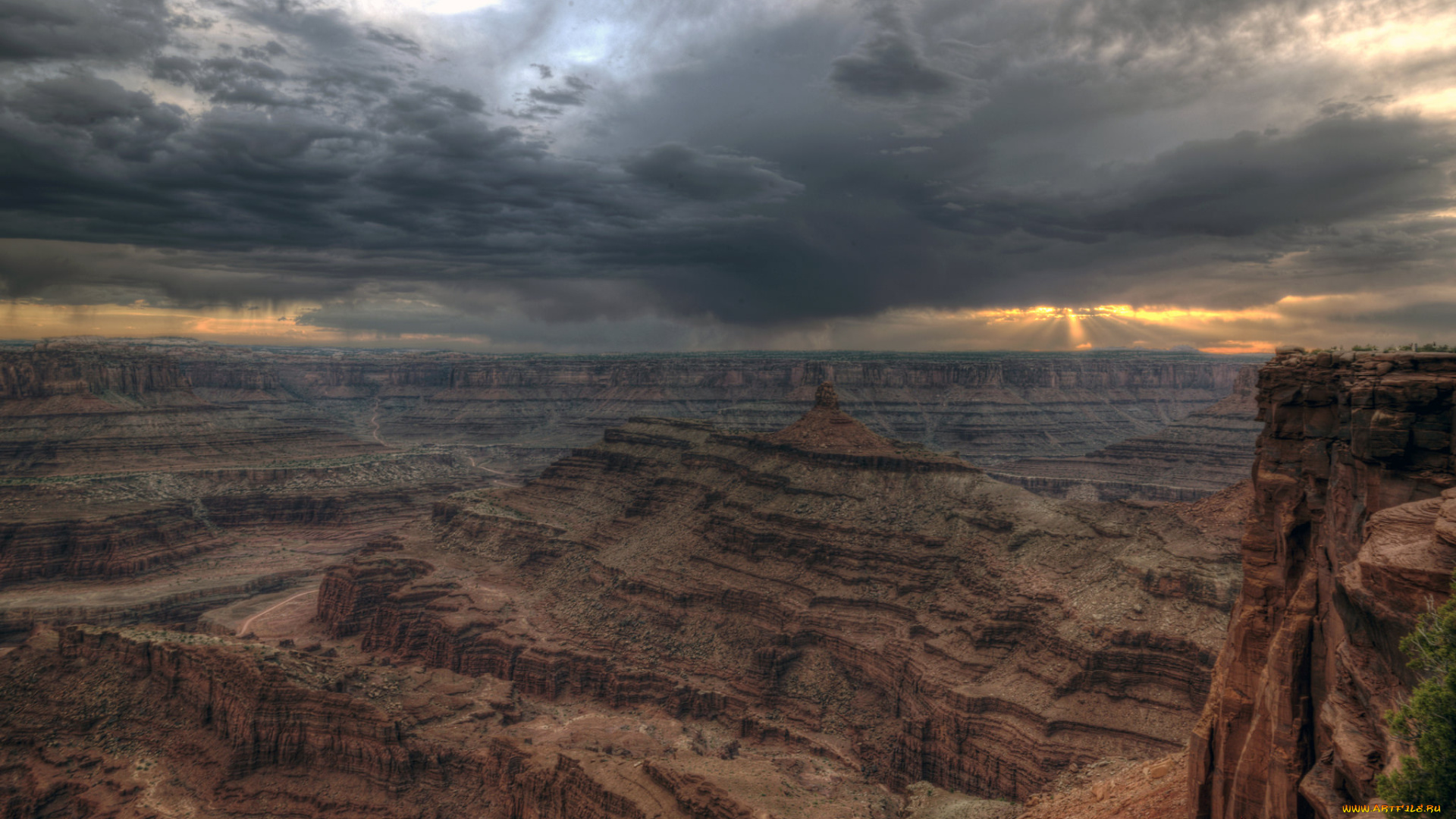 природа, горы, простор