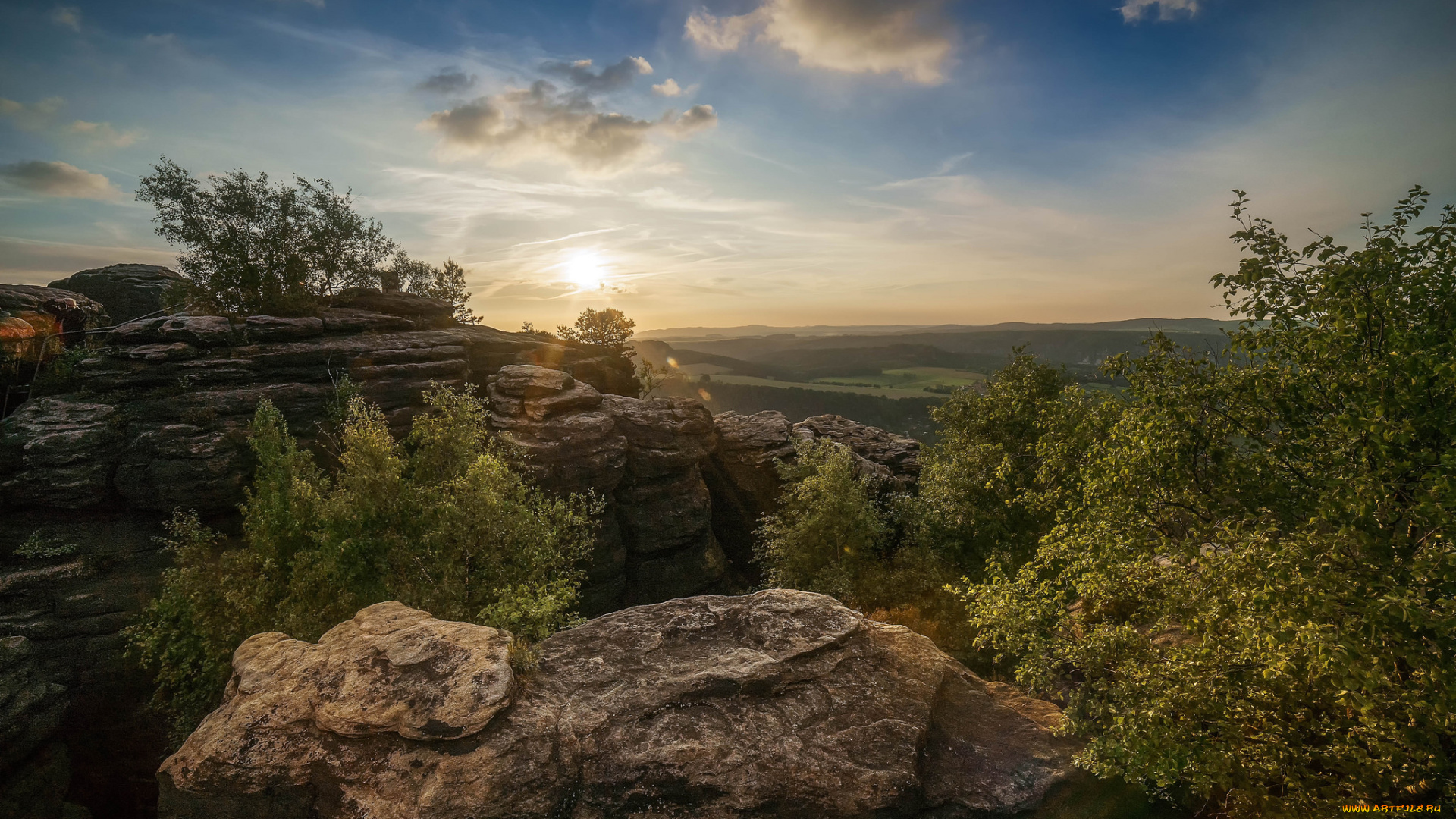 природа, горы, простор