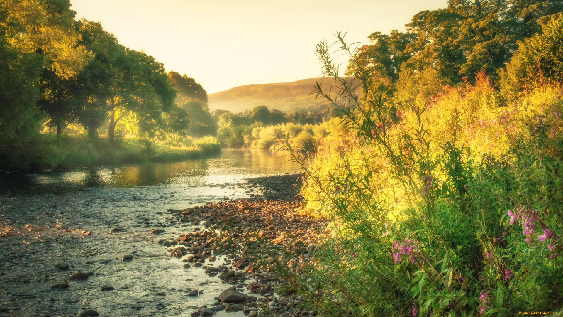 природа, реки, озера, простор