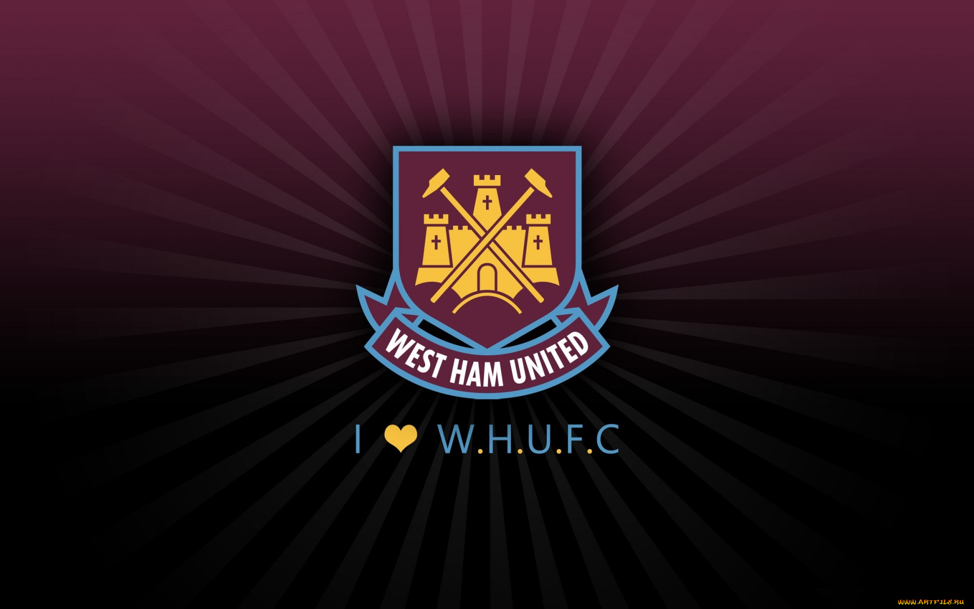 спорт, эмблемы, клубов, west, ham, united, logо, sport, football