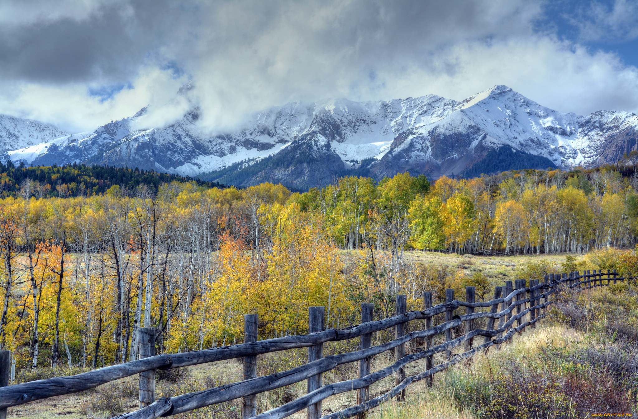 природа, горы, простор