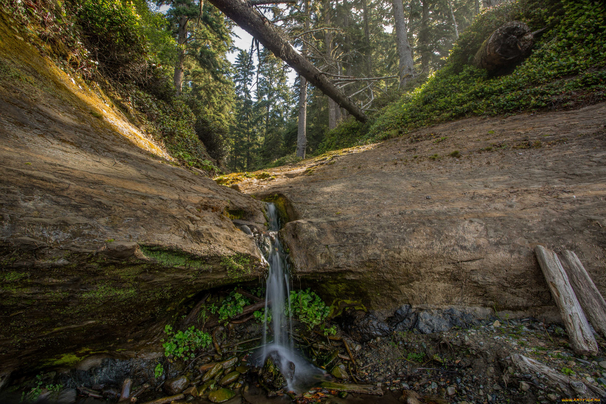 природа, водопады, простор