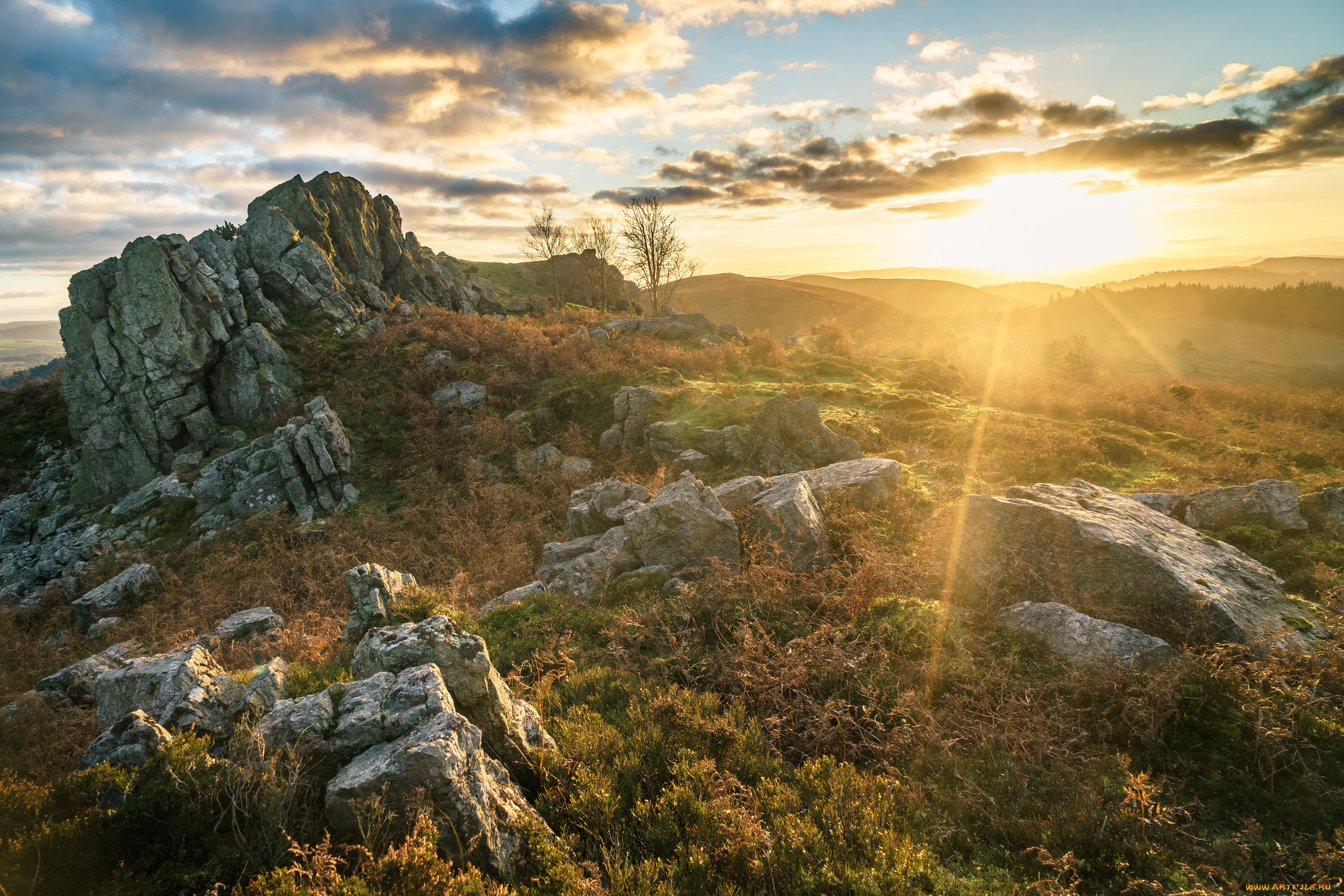 природа, восходы, закаты, простор
