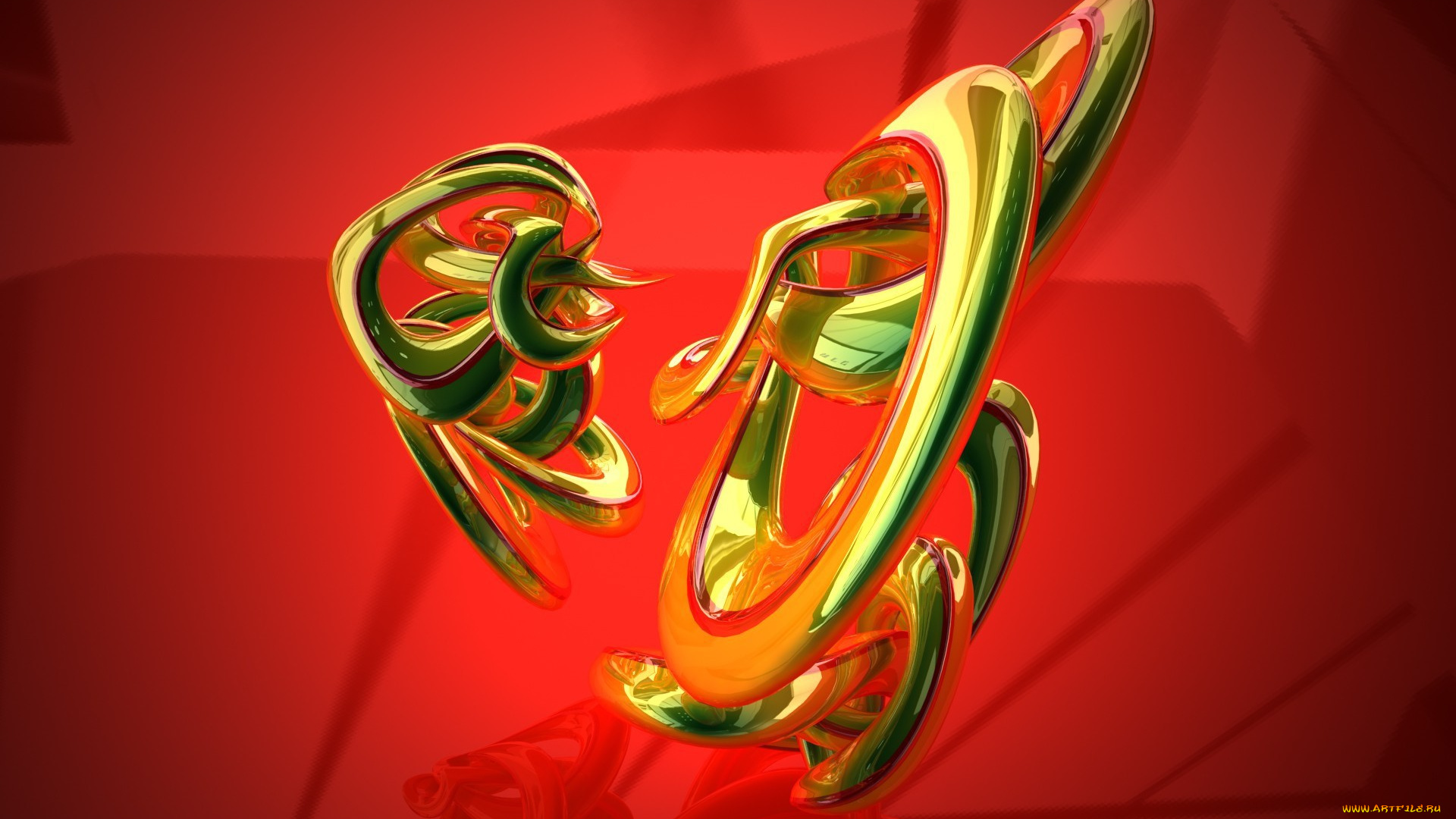 3д, графика, абстракция, , abstract, блеск, переплетения, фигуры