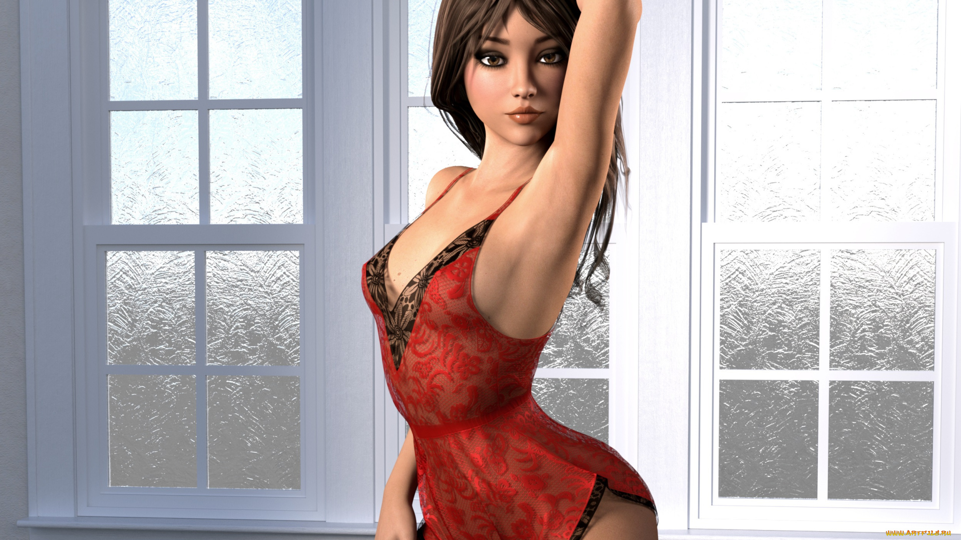 3д, графика, люди, , people, фон, взгляд, девушка