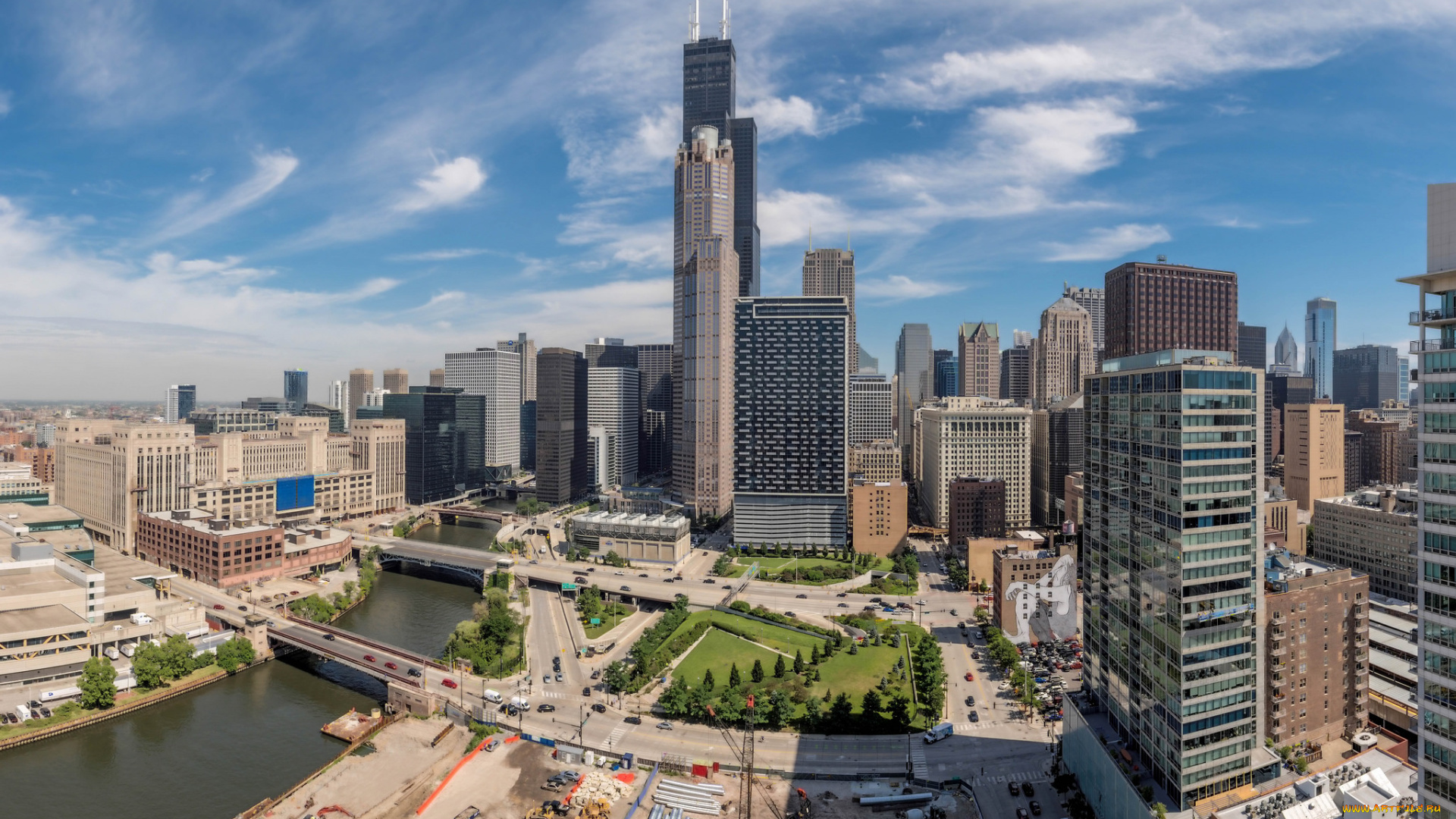 chicago, города, Чикаго, , сша, простор