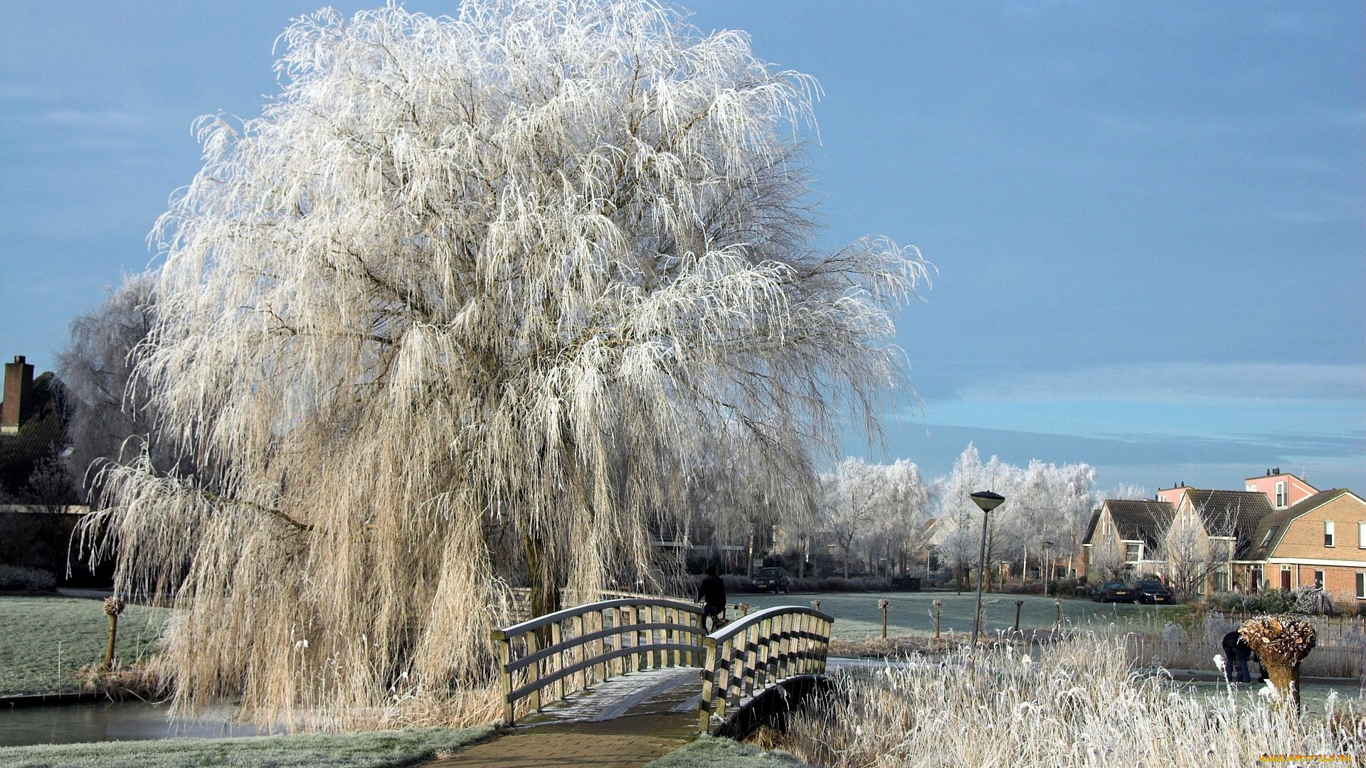 города, -, пейзажи, зима