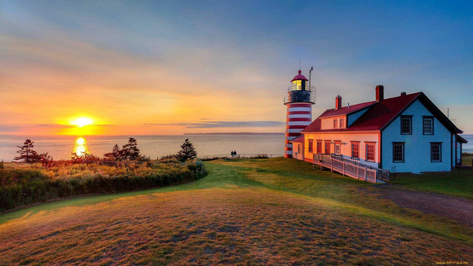 природа, маяки, простор