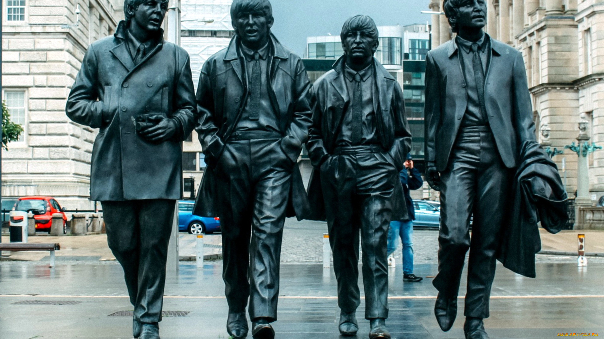 statue, of, the, beatles, liverpool, , england, города, -, памятники, , скульптуры, , арт-объекты, england, statue, of, the, beatles