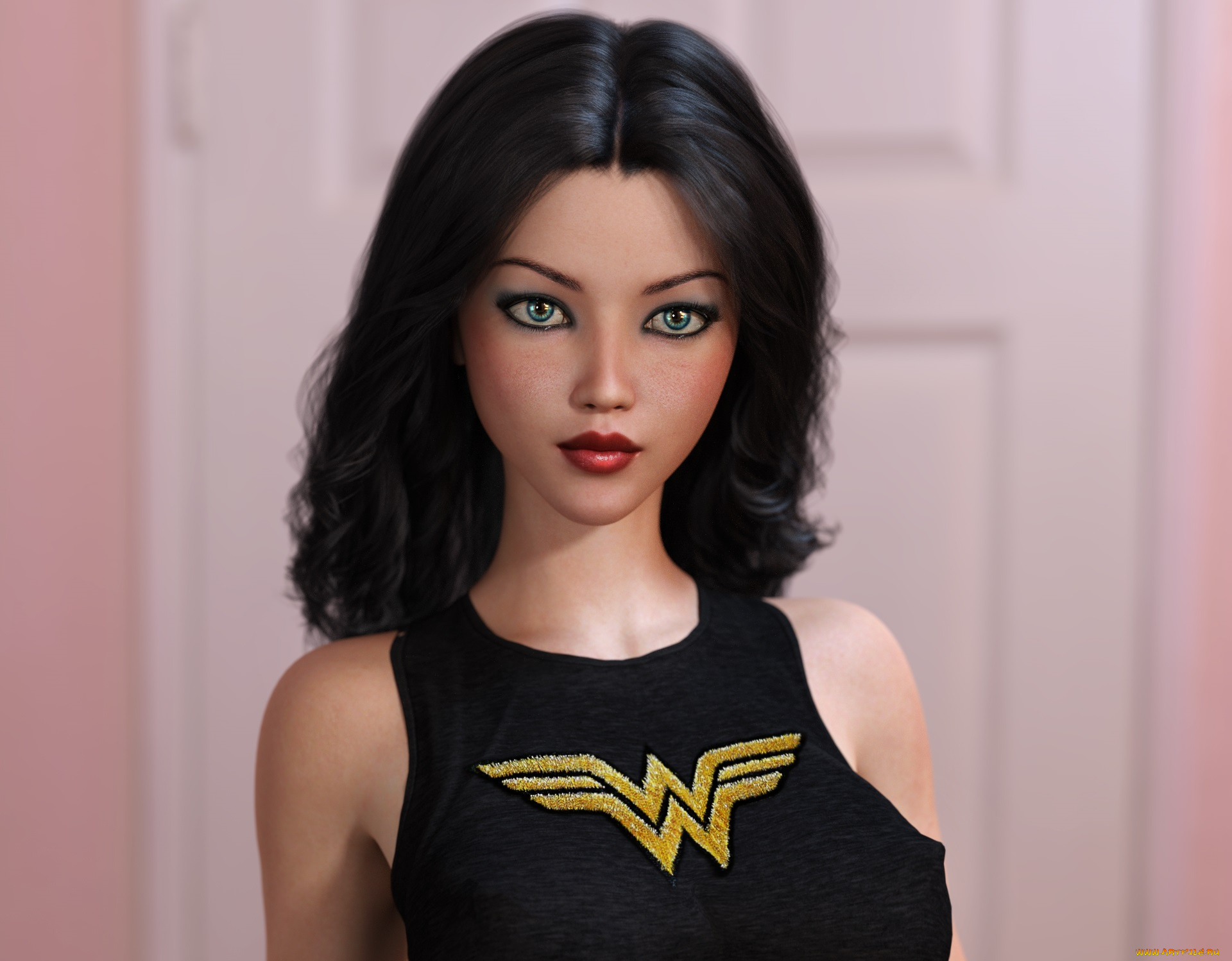 3д, графика, люди, , people, фон, взгляд, девушка