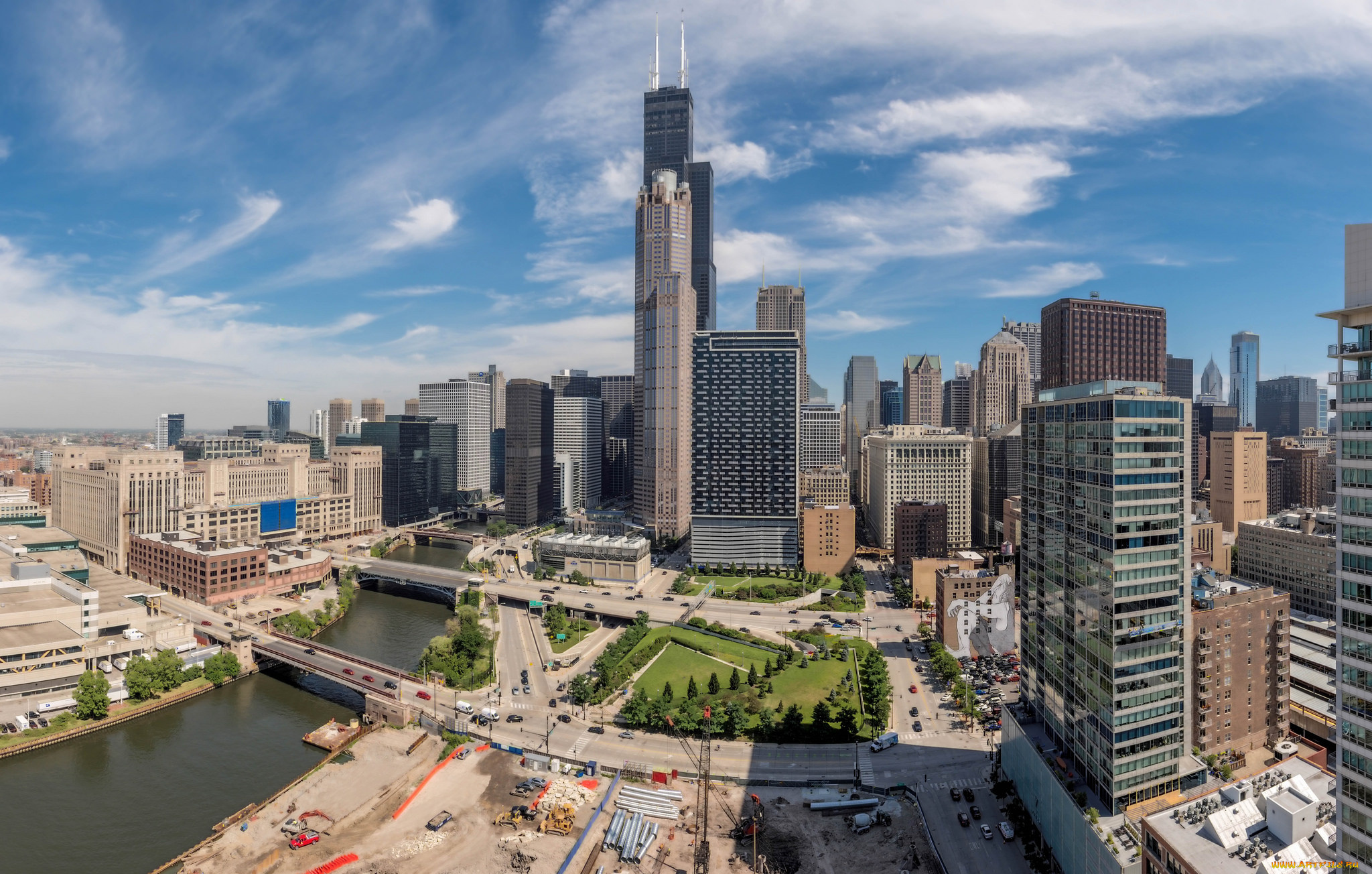 chicago, города, Чикаго, , сша, простор