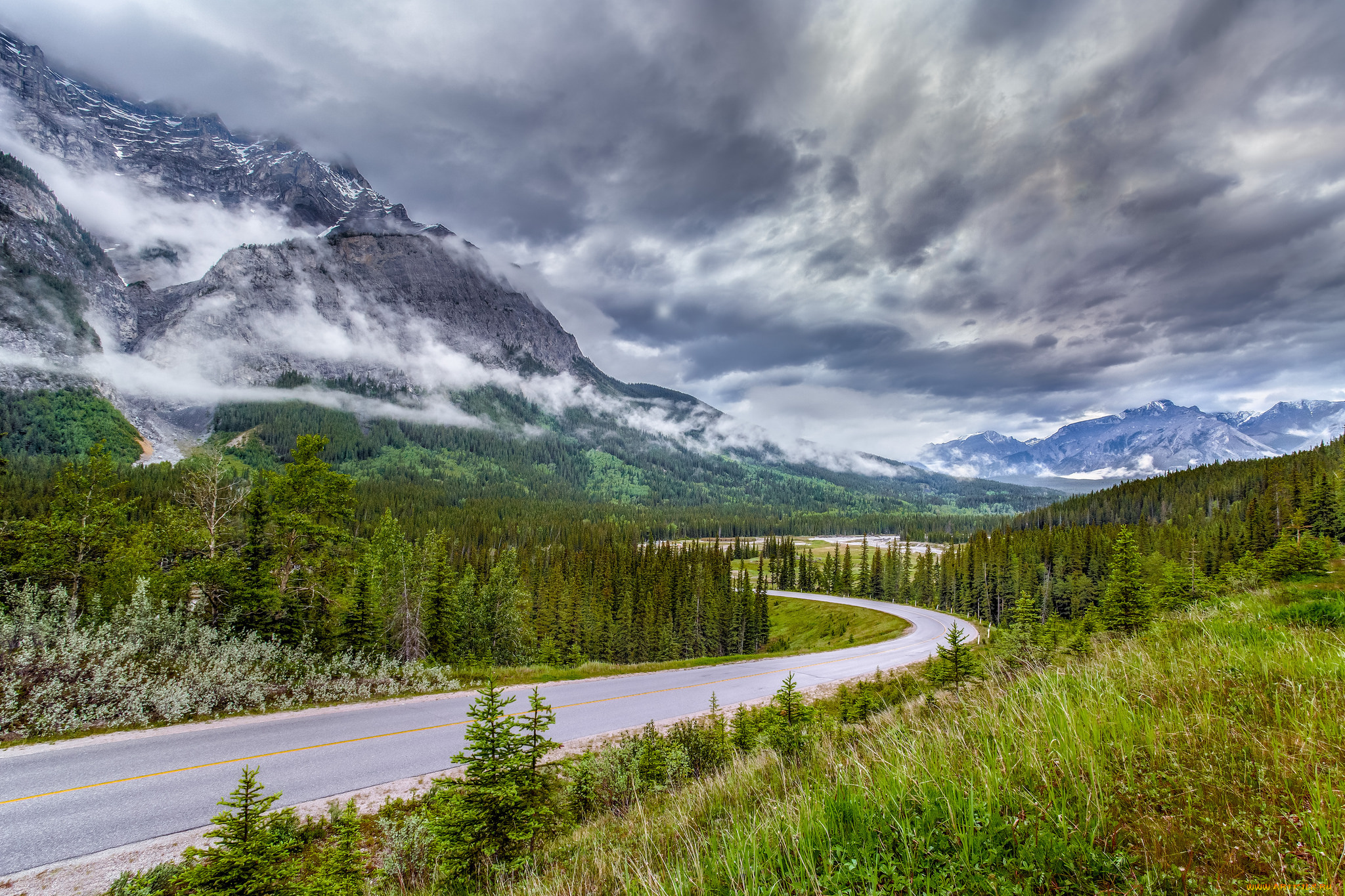 природа, дороги, простор