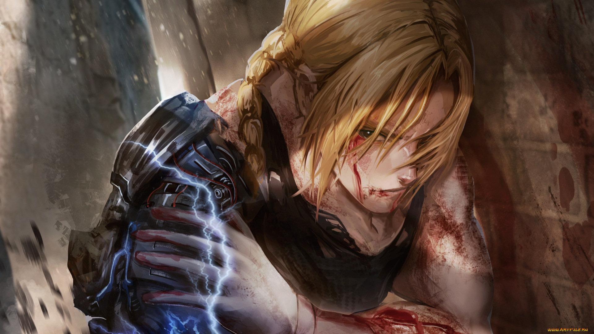 аниме, fullmetal, alchemist, стальной, алхимик