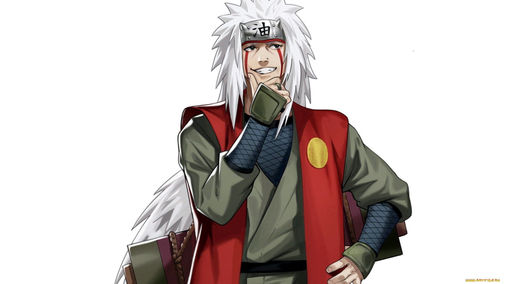 аниме, naruto, джирайя, санин