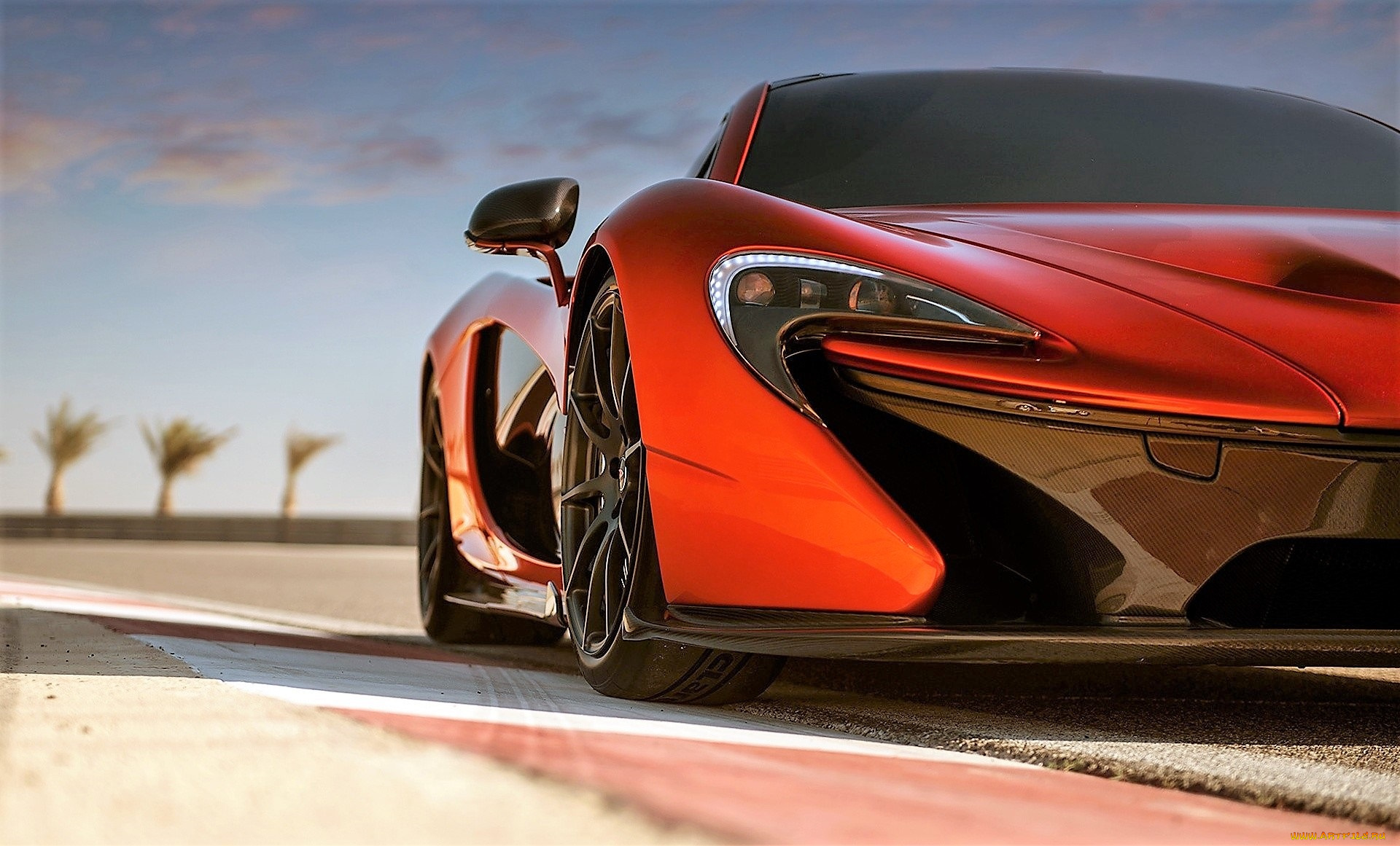 автомобили, фрагменты, автомобиля, mclaren, оранжевый