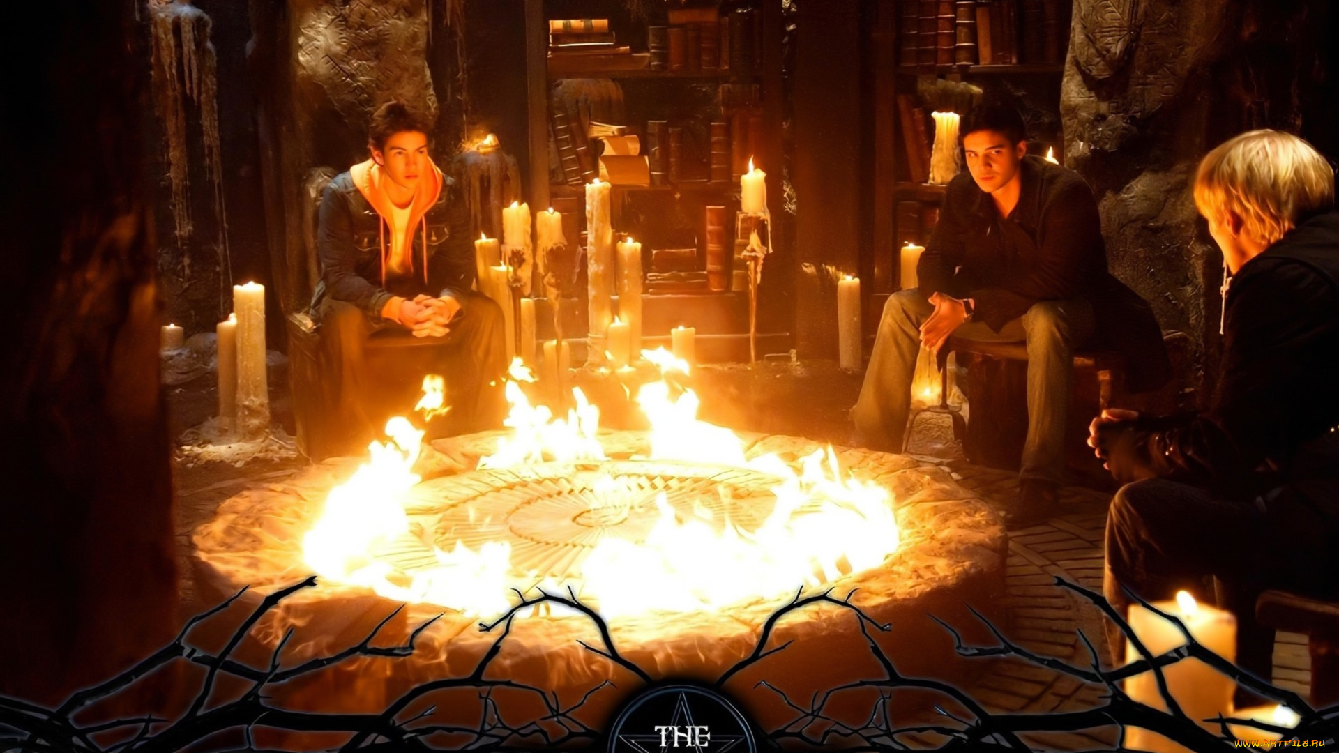 кино, фильмы, the, covenant, парни, свечи, огонь